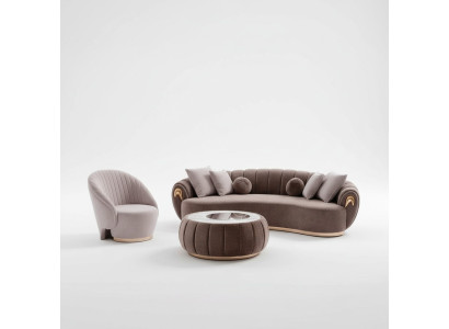 Sofa set Couch Upholstery Furniture Set 3+1 Coffee table 3-piece Seat cushions Sets