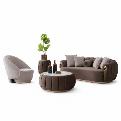 Round coffee table upholstered table with round tabletop coffee tables tables furniture