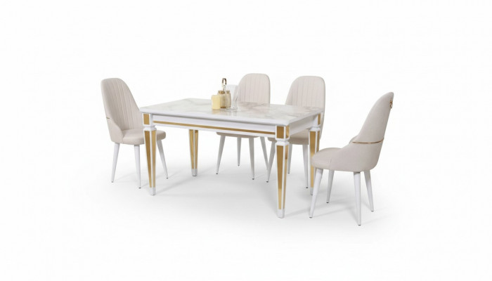 Dining table dining set dining room set seating furniture set dining room sets 4 chairs 5-piece set