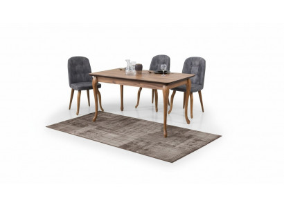 Dining room dining table set dining suite seating furniture set dining room sets with 4 chairs, 5-piece set