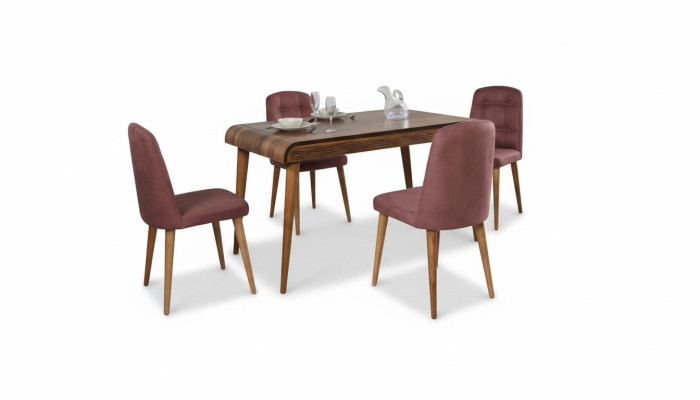 Dining room dining set furniture set upholstery seat dining table 5-piece set.