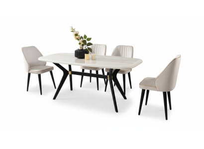 Dining room set furniture seat cushion furniture dining group dining table 5-piece.