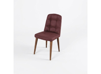 Original: a pink chair on legs on wooden legs for your dining room new model
