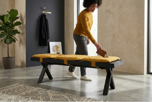 Bank bench dining room benches furniture benches ottoman living 140x40x45