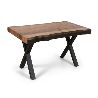Wooden coffee table on black legs for your living room Original designer model