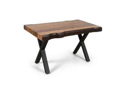 Wooden coffee table on black legs for your living room Original designer model