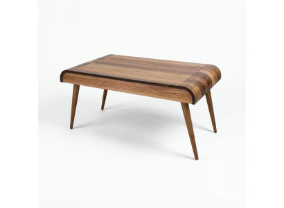 Wood coffee table on wooden legs for your living room Original design model New