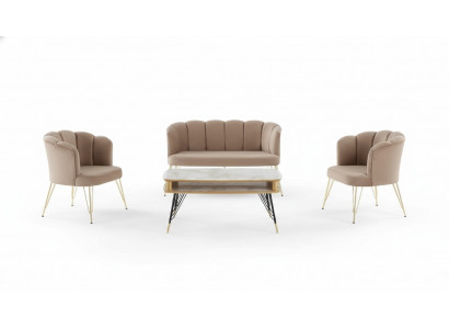 Sofa set couch sofa upholstery furniture couches 3-piece set garnish complete