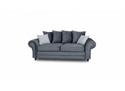 Three-seater couch upholstery furniture velvet couch fabric sofa 218cm couches