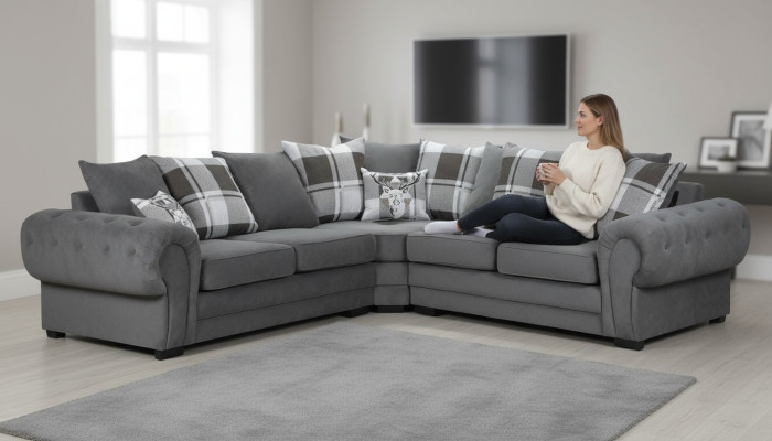 Fabric sofa luxury fabric corner set living room corner sofa sofas L-shaped sofa corner