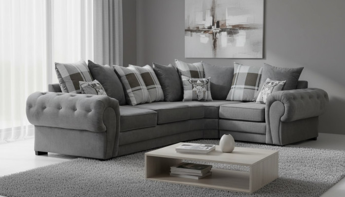 Italian style sectional sofa comfortable design sofa upholstery fabric living room textile