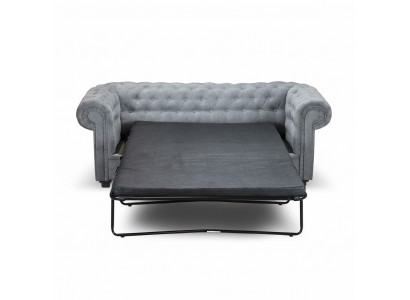 Chesterfield sofa with bed function, Bengal fold-out bed, couch sleeper sofa.