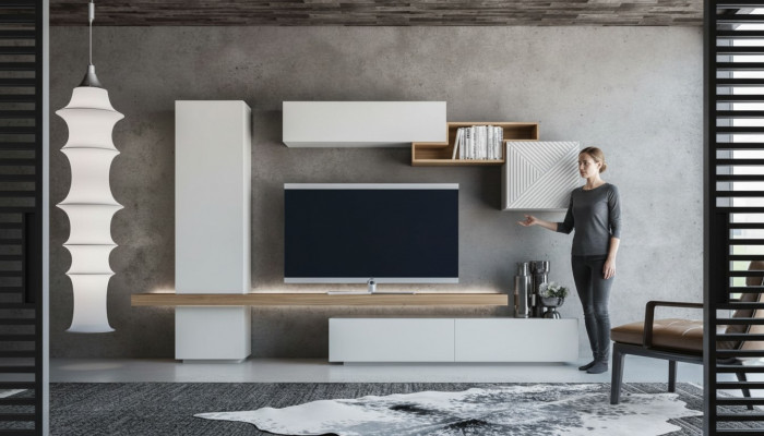 Modern white living room wall unit living room furniture wall units cabinets furniture new