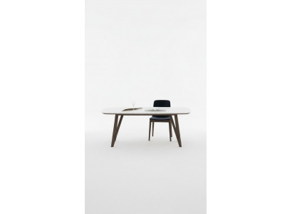 Walnut Natural Kitchen Table Dining Room Furniture Modern Style Luxury Furniture Table