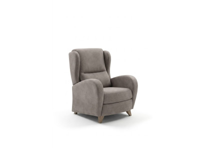 Luxury Relax Armchair Reading Chair Modern Design Single Seater Taupe Modern