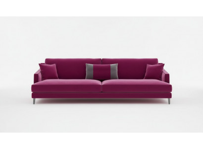 Rosa Dreisitzer Modern Couch Living Room Sofas Style Furniture Luxury Design