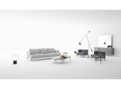 Gray Upholstered Group Set Couch Ensemble Sofa Furnishing Luxury Furniture New