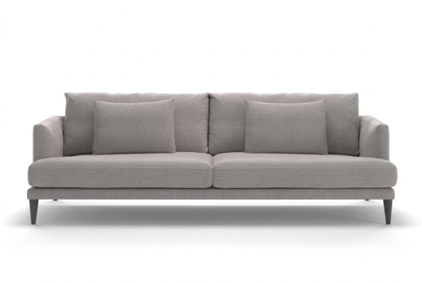 Two-seater luxury gray sofa textile furniture living room sofas Couen modern