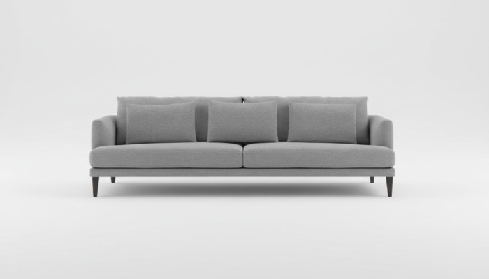 Modern gray sofa three-seater furniture designer luxury couches home furniture