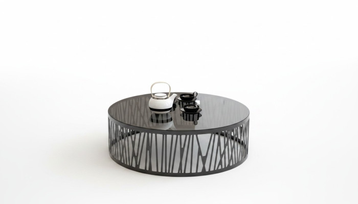 Modern design glass coffee table set for the living room