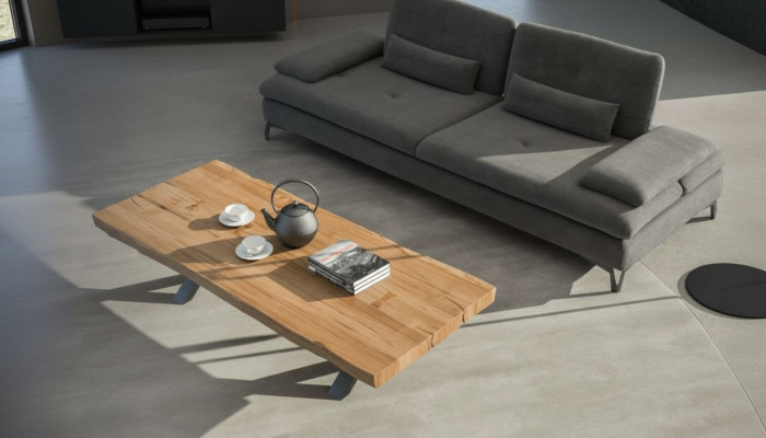 Solid wood coffee table rectangular table tea table living room table modern