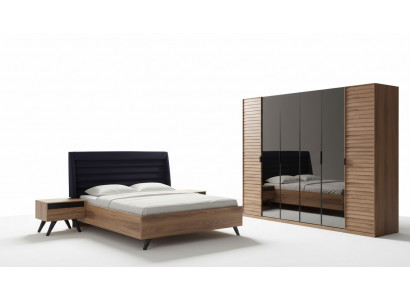 Large bedroom set, bedroom furniture, wardrobe, bed, nightstands