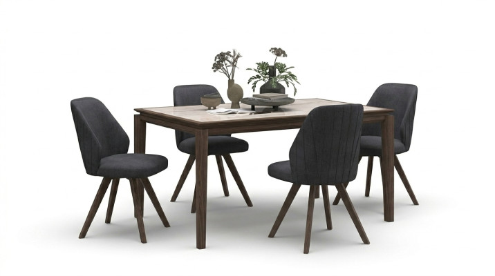 Dining room kitchen table luxury solid wood furniture modern furnishing furniture