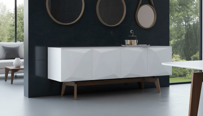 White Sideboard With Storage Dining Room Furniture Luxury Wooden Furniture Modern