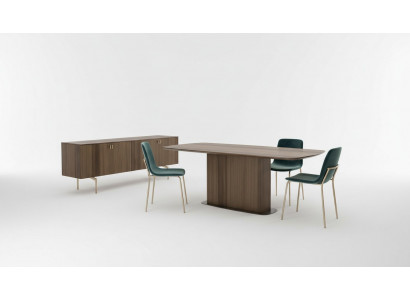 Modern dining set of luxury furniture table chairs buffet
