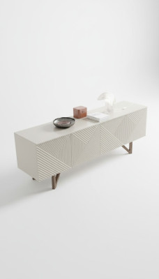 Modern gray sideboard luxury cabinet base cabinet with storage style
