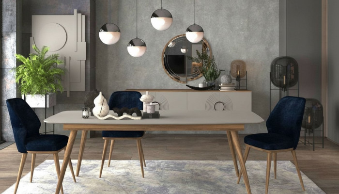 Modern 6-piece dining furniture