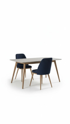 Blue dining chair luxury modern kitchen furniture designer wooden furniture