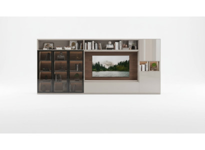 Living room unit modern white living room furniture luxurious wooden furniture interior