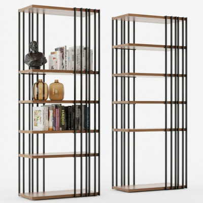 Bookshelf Luxury Cabinet Modern Living Room Wall Storage Shelves New