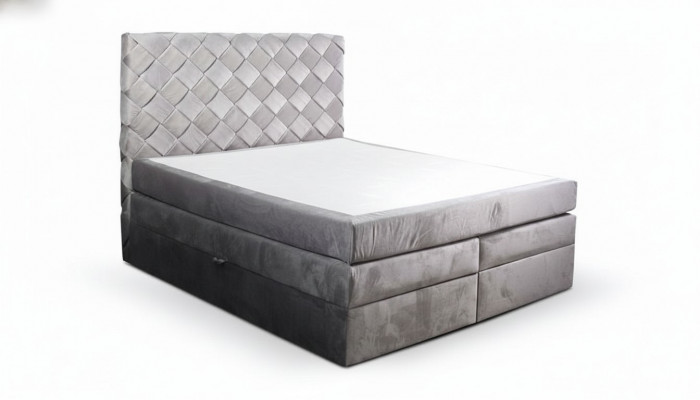 Box spring bed with storage box mattress beds Chesterfield bedroom