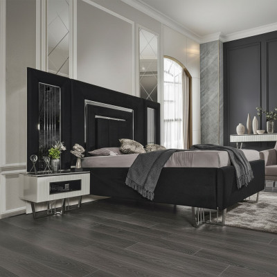 Design night table console side tables bedroom metal luxury