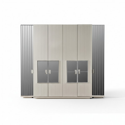 Wardrobe closet luxury wood cabinets design furniture bedroom white new