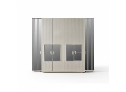 Wardrobe closet luxury wood cabinets design furniture bedroom white new