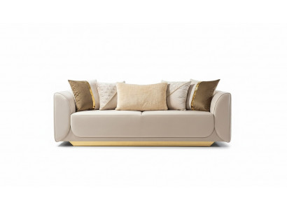 Design 3-Seater Relax Sofas Club Lounge Sofa Textile Upholstery Couch Fabric Couches