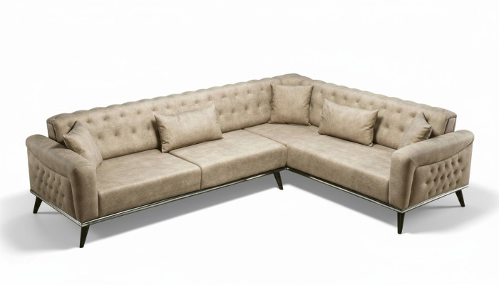 Sofa Couch Beige Living Room Set Design Modern Sofa Corner Sofa New