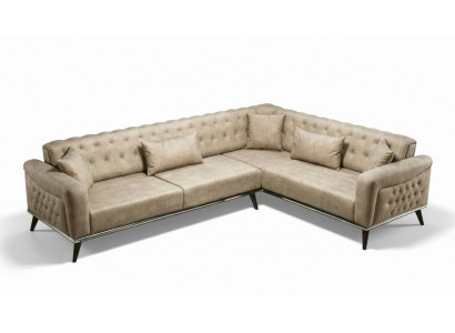 Sofa Couch Beige Living Room Set Design Modern Sofa Corner Sofa New