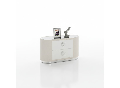 Modern nightstand side table white design night chest night console furniture new