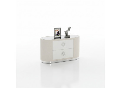 Modern nightstand side table white design night chest night console furniture new