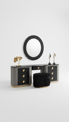 Dressing table set console mirror bedroom furniture design stool set new