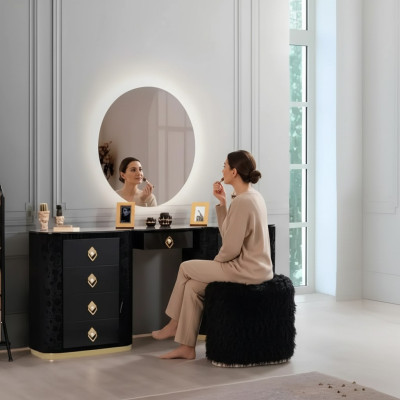 Dressing table set console mirror bedroom furniture design stool set new