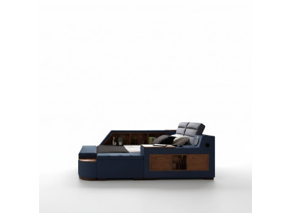 Multifunction Bed Double Beds Modern Bed Frame Beds 200x200cm Hotel New