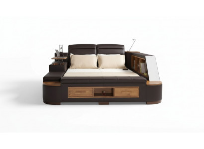 Multifunctional Bed Double Beds Modern Bed Frame Beds 180x200cm Hotel New
