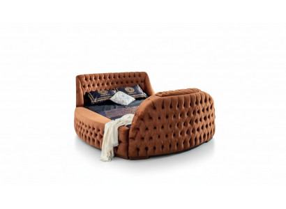 Chesterfield Bed Upholstery Design Luxury Beds Hotel Brown with TV Television