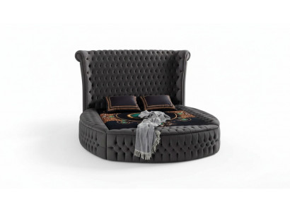Chesterfield Bed Upholstered Bed Luxury Bedroom Design Beds Textile Velvet New