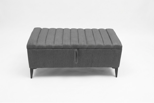 Design stool, design upholstery footstool ottoman seat textile chaise lounge pouf